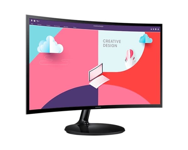 Samsung S24C364EAU - S36C Series - LED-skjerm - kurvet - 24" - 1920 x 1080 Full HD (1080p) @ 75 Hz - VA - 250 cd/m² - 3000:1 - 4 ms - HDMI, VGA - sva