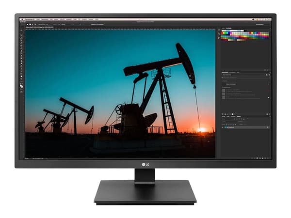 LG 27BN55UP-B - LED-skärm - 27" - 3840 x 2160 4K @ 60 Hz - IPS - 300 cd/m² - 1000:1 - HDR10 - 5 ms - HDMI, DisplayPort - svart Svart