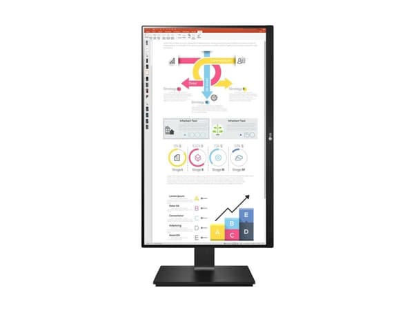 LG 24QP750P-B - LED-skärm - 24" (23.8" visbar) - 2560 x 1440 QHD @ 75 Hz - IPS - 300 cd/m² - 1000:1 - HDR10 - 5 ms - HDMI, DisplayPort, USB-C