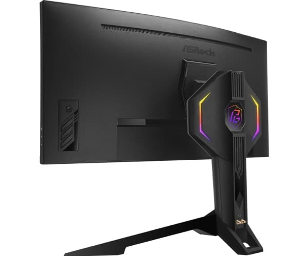 Asrock PG34WQ15R3A, 86,4 cm (34"), 3440 x 1440 pikseliä, Wide Quad HD, OLED, 1 ms, Musta