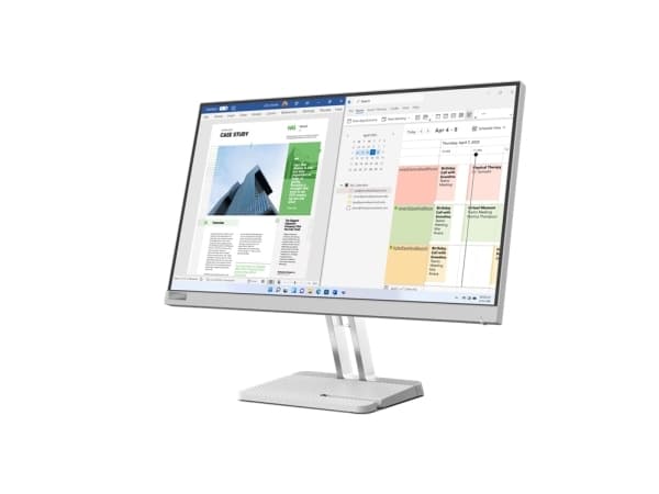 Lenovo L25e-40 - LED-skjerm - 25" (24.5" synlig) - 1920 x 1080 Full HD (1080p) - VA - 250 cd/m² - 3000:1 - 4 ms - HDMI, VGA - skygrå
