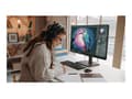 Miniatyrbilde 3 av 5: Lenovo ThinkVision T32p-30 - LED-skjerm - 31.5" - 3840 x 2160 4K - IPS - 350 cd/m² - 1000:1 - HDR10 - 4 ms - HDMI, DisplayPort, USB-C - ravnsort - Ca