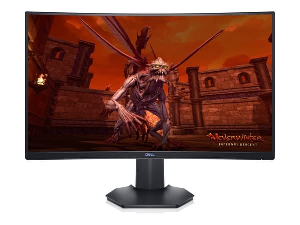 Dell 27 Gaming Monitor S2721HGFA - LED-näyttö - pelinäyttö - kaareva - 27" - 1920 x 1080 Full HD (1080p) @ 144 Hz - VA - 350 cd/m² - 3000:1 - 1 ms -