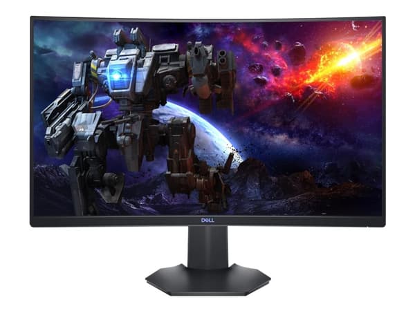 Dell 27 Gaming Monitor S2721HGFA - LED-näyttö - pelinäyttö - kaareva - 27" - 1920 x 1080 Full HD (1080p) @ 144 Hz - VA - 350 cd/m² - 3000:1 - 1 ms - musta