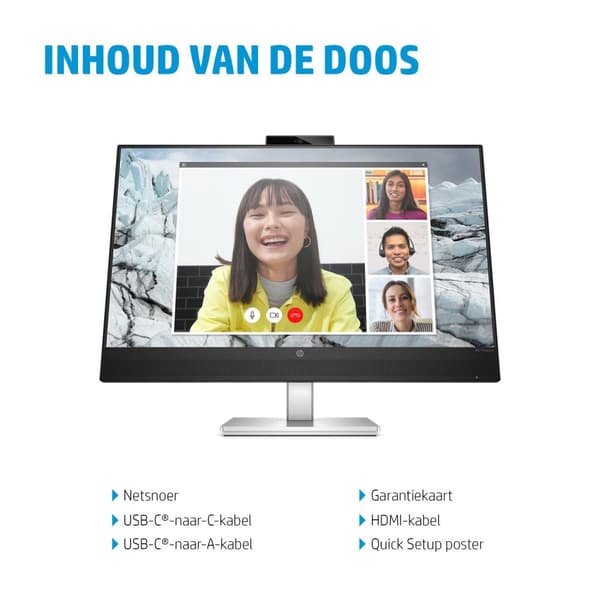HP E-Series E27m G4 68,6 cm (27") 2560 x 1440 pikseliä Quad HD Black