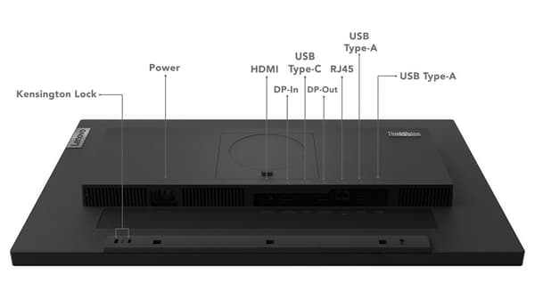 Lenovo ThinkVision T24m-29 60,5 cm (23,8") 1920 x 1080 pixlar Full HD IPS Svart