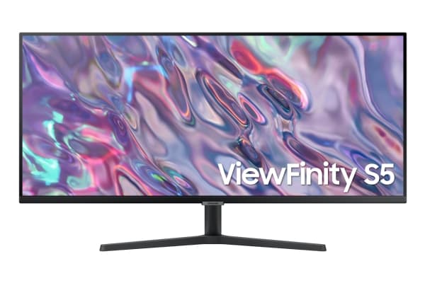 Samsung ViewFinity S5 S34C502GAU - S50GC-serien - LED-skjerm - 34" - 3440 x 1440 UWQHD @ 100 Hz - VA - 300 cd/m² - 3000:1 - HDR10 - 5 ms - 2xHDMI, Di
