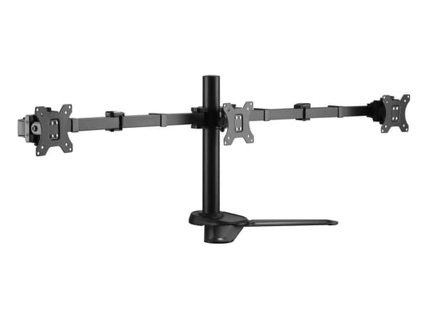 Udstyr 650125 fladskærms bordholder 68,6 cm (27") Sort Sort