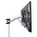 Miniatyrbillede 4 af 10: StarTech.com Vægmonterbar VESA TV-arm, Justerbar Full Motion TV-vægbeslag til 23"-55" skærme, Kompakt skærmarm, 30 kg vægtkapacitet, Udtrækkelig/vippe
