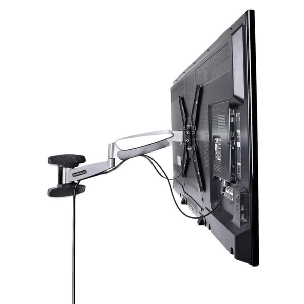 StarTech.com Vægmonterbar VESA TV-arm, Justerbar Full Motion TV-vægbeslag til 23"-55" skærme, Kompakt skærmarm, 30 kg vægtkapacitet, Udtrækkelig/vippe