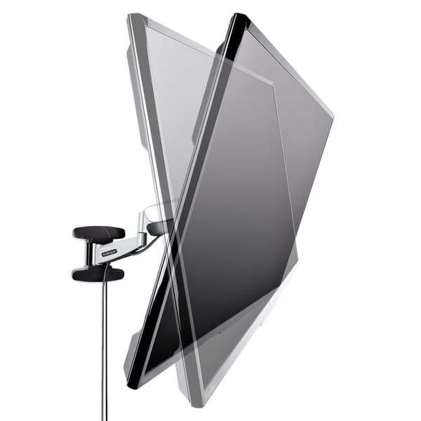 StarTech.com Vægmonterbar VESA TV-arm, Justerbar Full Motion TV-vægbeslag til 23"-55" skærme, Kompakt skærmarm, 30 kg vægtkapacitet, Udtrækkelig/vippe