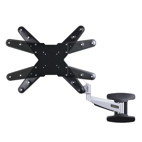 StarTech.com Vægmonterbar VESA TV-arm, Justerbar Full Motion TV-vægbeslag til 23"-55" skærme, Kompakt skærmarm, 30 kg vægtkapacitet, Udtrækkelig/vippe