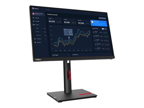Lenovo ThinkVision T22i-30 - LED-näyttö - 21,5" - 1920 x 1080 Full HD (1080p) @ 60 Hz - IPS - 250 cd/m² - 1000:1 - 4 ms - HDMI, VGA, DisplayPort - ke