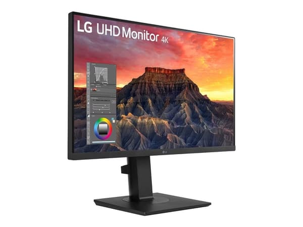 LG UltraFine 27BQ65UB-B - LED-skärm - 27" - 3840 x 2160 4K @ 60 Hz - IPS - 300 cd/m² - 1200:1 - HDR10 - 5 ms - HDMI, DisplayPort, USB-C - högtalare -