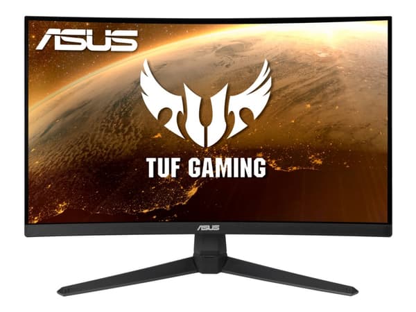 ASUS TUF Gaming VG24VQ1B - LED-skjerm - gaming - kurvet - 24" (23.8" synlig) - 1920 x 1080 Full HD (1080p) @ 165 Hz - VA - 350 cd/m² - 3000:1 - 1 ms Sort