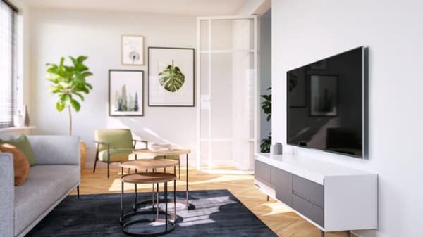 Vogels TVMS3405SP sw OLED kiinteä keskikokoinen seinäteline (3834050SP)