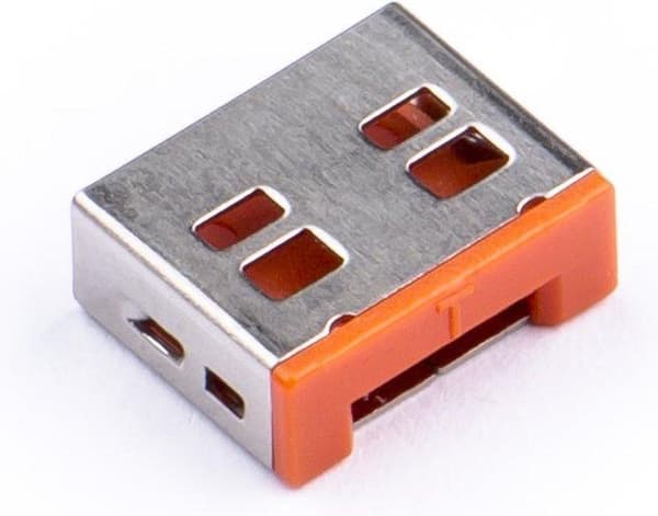 Smartkeeper UL03PKOR Gränssnittsblock Gränssnittsblock + nyckel USB Typ-A Orange 6 st (UL03PKOR)