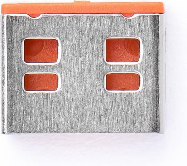 Smartkeeper UL03PKOR Gränssnittsblock Gränssnittsblock + nyckel USB Typ-A Orange 6 st (UL03PKOR)