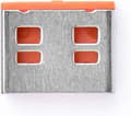Miniatyrbild 2 av 9: Smartkeeper UL03PKOR Gränssnittsblock Gränssnittsblock + nyckel USB Typ-A Orange 6 st (UL03PKOR)