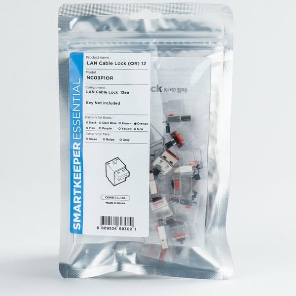 Smartkeeper NC03P1OR Interface Block RJ-45 Oranssi 12 kpl (NC03P1OR)