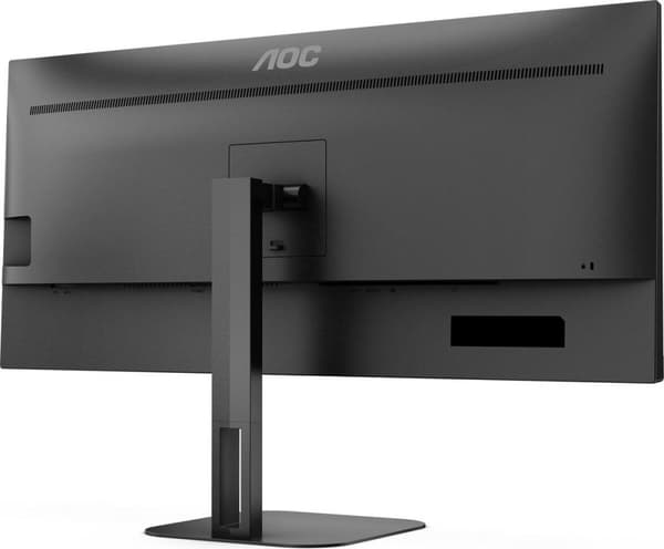 AOC U34V5C - 86,40 cm (34") WQHD-skärm, högtalare, höjdjusterbar (3440x1440, 100 Hz, DisplayPort, HDMI, USB-C, USB-hubb) Svart [Energiklass G] (U34V5C