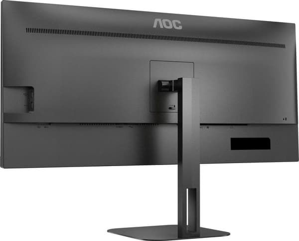 AOC U34V5C - 86,40 cm (34") WQHD-skärm, högtalare, höjdjusterbar (3440x1440, 100 Hz, DisplayPort, HDMI, USB-C, USB-hubb) Svart [Energiklass G] (U34V5C