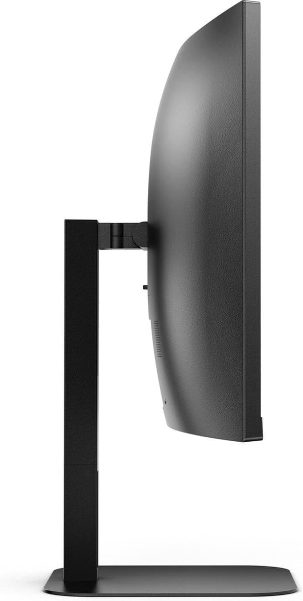 AOC CU34V5C - 86,40 cm (34") WQHD kurvad bildskärm, högtalare, höjdjusterbar (3440x1440, 100 Hz, HDMI, DisplayPort, USB-C, USB-hubb) Svart [Energiklas