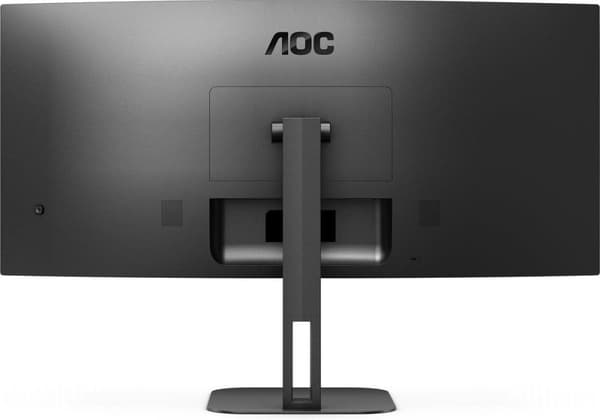 AOC CU34V5C - 86,40 cm (34") WQHD kurvad bildskärm, högtalare, höjdjusterbar (3440x1440, 100 Hz, HDMI, DisplayPort, USB-C, USB-hubb) Svart [Energiklas
