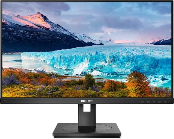 Philips S-line 275S1AE - LED-skärm - 68,6 cm (27") - 2560 x 1440 QHD @ 75 Hz - IPS - 250 cd/m² - 1000:1 - 4 ms - HDMI, DVI-D, DisplayPort - högtalare