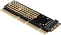 Miniatyrbillede 2 af 8: Axagon PCI-E 3.0 16x - M.2 SSD NVMe. Op til 80 mm interfacekort/adapter indbygget (PCEM2-1U)