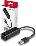 Miniatyrbild 8 av 11: Axagon ADE-SR Kabelgränssnitt/Könsadapter USB 3.0 RJ-45 Svart (ADE-SR)