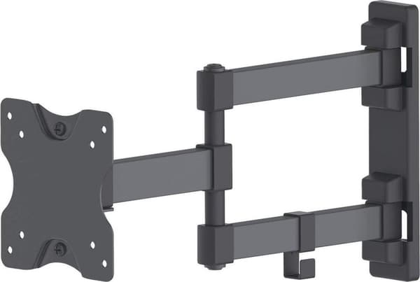 Manhattan Universal fladskærms-tv Artikulerende vægmontering - Vægmontering til LCD-skærm - Solid stål - Sort - Skærmstørrelse: 33-68,6 cm (13"-27") ( Sort
