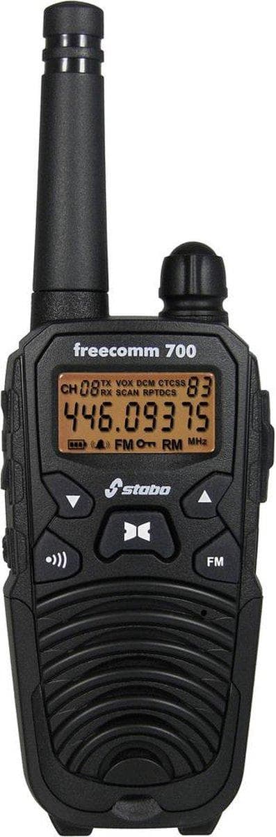Stabo PMR handhållen radio Freecomm 700 20700 set om 2 (20700)