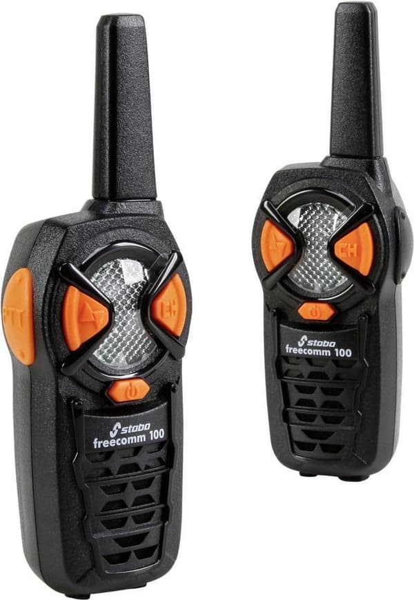 Stabo freecomm 100 tvåvägsradio 6 kanaler 446.00625 - 446.06875 MHz (FREECOM 100)