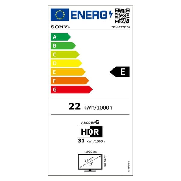 Skærm Sony INZONE M3 27" IPS LCD Flicker free NVIDIA G-SYNC 240 Hz 50-60  Hz