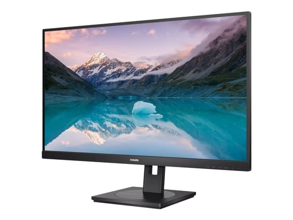 Philips S-line 275S9JML - LED-skärm - 27" - 2560 x 1440 QHD @ 75 Hz - VA - 300 cd/m² - 4000:1 - 4 ms - HDMI, DisplayPort - högtalare - svart med stru Svart