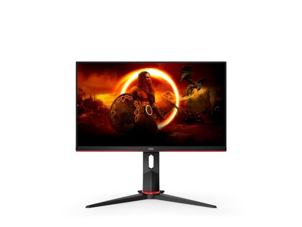 AOC G2 Q24G2A/BK, 60,5 cm (23.8"), 2560 x 1440 pixlar, Quad HD, LCD, 4 ms, Svart, Röd