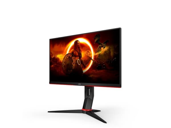 AOC G2 Q24G2A/BK, 60,5 cm (23.8"), 2560 x 1440 pixlar, Quad HD, LCD, 4 ms, Svart, Röd