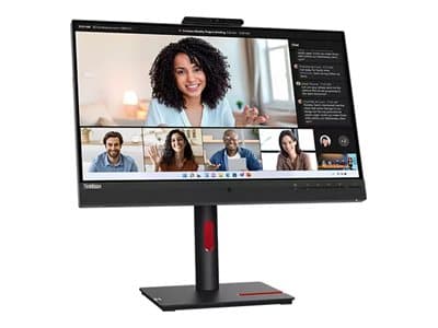 Lenovo ThinkVision T24mv-30 - LED-skärm - 24" (23.8" visbar) - 1920 x 1080 Full HD (1080p) - IPS - 250 cd/m² - 1000:1 - 4 ms - HDMI, DisplayPort, USB