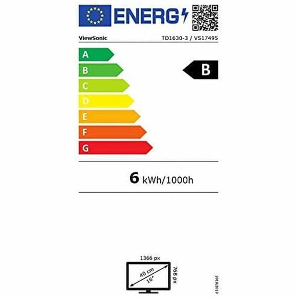 Näyttö ViewSonic TD1630-3 15,6" HD LCD LED Ohjauslevy