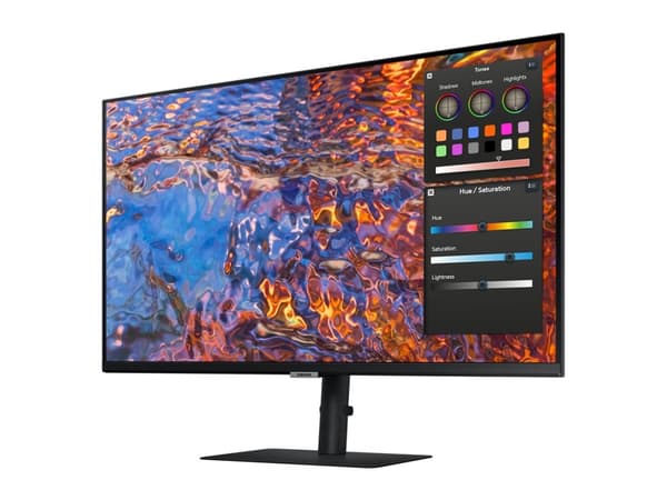 Samsung ViewFinity S8 S32B800PXP - S80PB Series - LED-skärm - 32" - 3840 x 2160 4K @ 60 Hz - IPS - 350 cd/m² - 1000:1 - DisplayHDR 600 - 5 ms - HDMI,