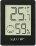 Miniatyrbillede 3 af 4: Sygonix termo-/hygrometer sort (SY-5268502)