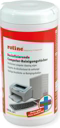 Miniatyrbillede 2 af 4: ROLINE desinficerende computer rengøringsservietter, 100 stk. (19.04.4185)