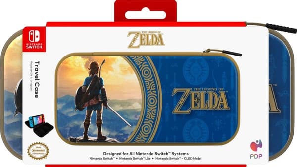 PDP Bag Travel Case Hyrule Blue Switch (500-218-HLBL)