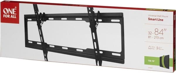 WM2621 Universal vægmonteret tilt - 32-90" - VESA 600 - sort