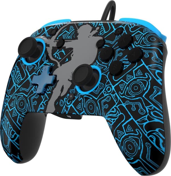 PDP Controller Rematch Wired SheikahShoot GlowintheDark Swit (500-134-SKSG)