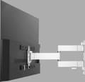 Miniatyrbillede 6 af 10: WM6453 Ultraslim OLED TV-beslag - drejebar og kantelbar - 32-77 tommer - VESA 400