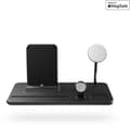 Miniatyrbild 6 av 9: Zens 4in1 MagSafe + iPad trådlös laddare Aluminium 45W Svart | Skicka för iPhone 14/13/12 (15W) | Apple iWatch Series Ultra/SE/8//7/6/5/4/3/2/1 | AirP