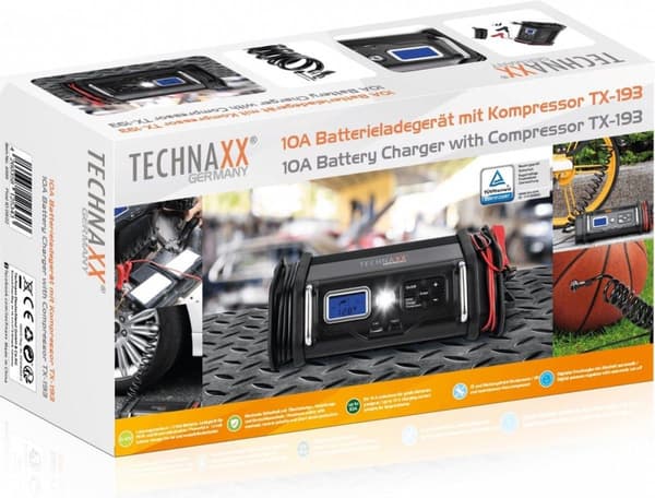 TECHNAXX 10A AKKULATURI KOMPRESSORILLA TX-193 (4999)
