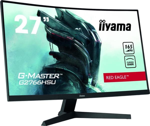 Iiyama G-Master Red Eagle G2766HSU-B1 - Full HD VA Curved 165Hz spelskärm - 27 tum Svart